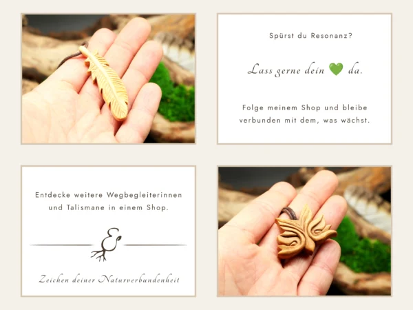 Ahornblatt Kette aus Holz • Blatt Anhänger mit Kette • Blätter Kette als nachhaltiger Schmuck aus Holz und Geschenk für Naturliebhaber